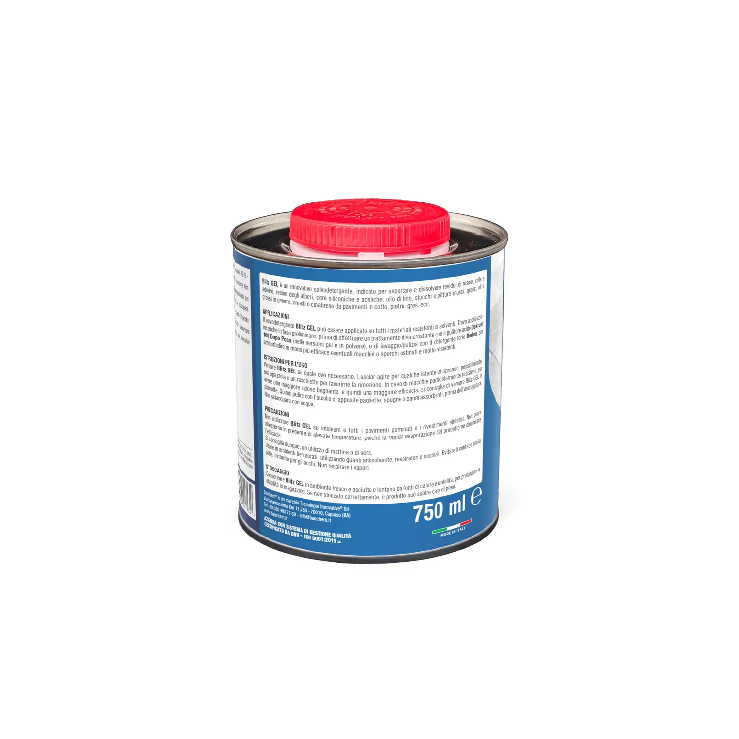 Bauchem Blitz Gel solvodetergente colla e adesivi 750 ml