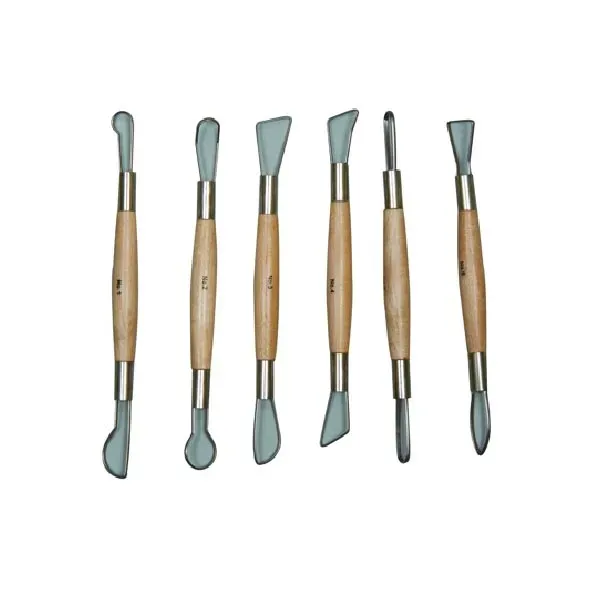 Neill's Materials mirette argilla doppie set 6 pezzi acciaio