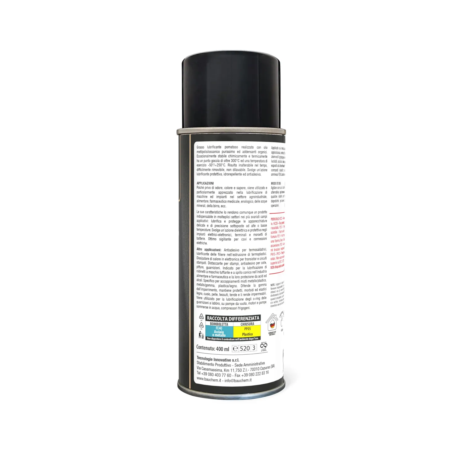 Bauchem Silicon Grease Grasso Silicone Spray 400 ml