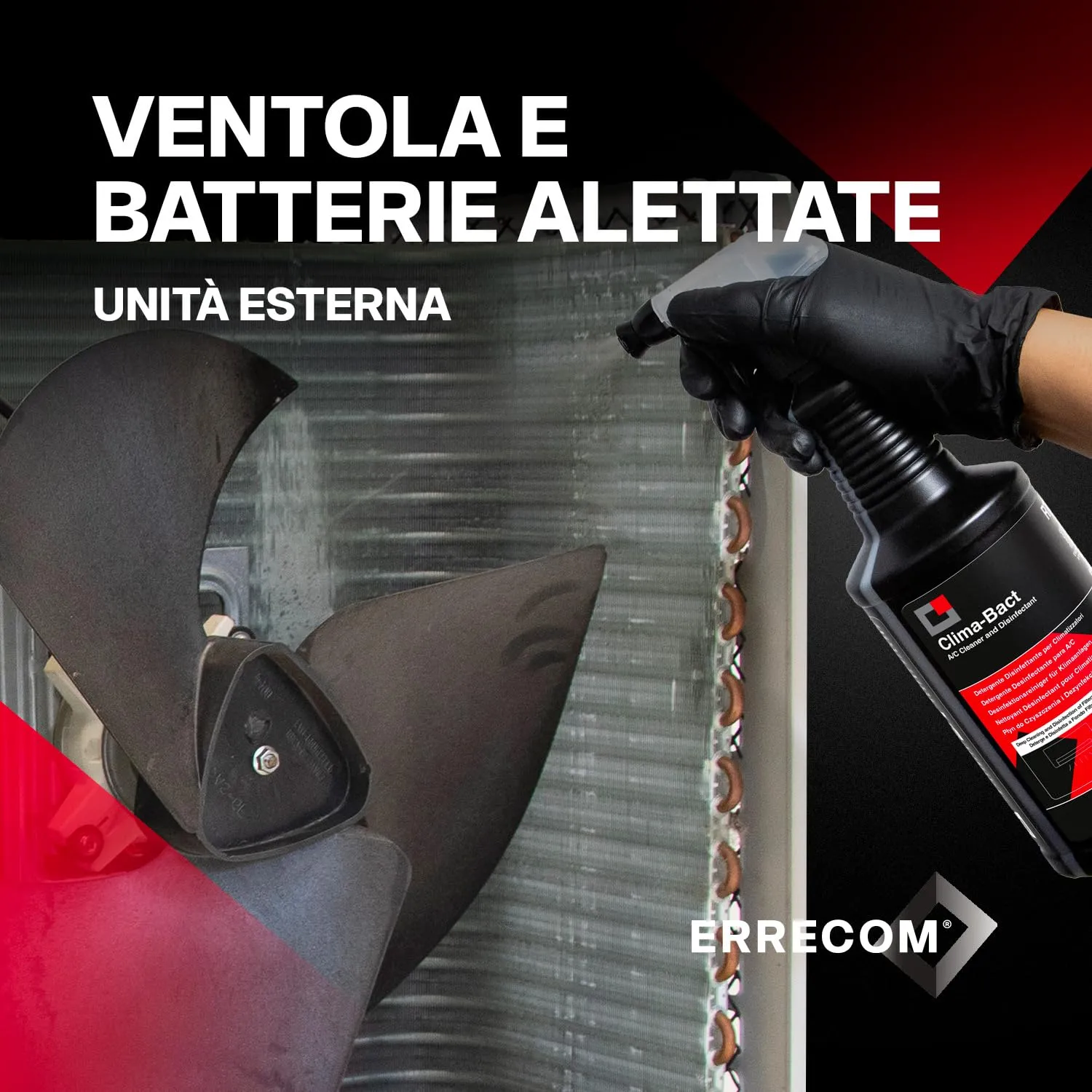 Errecom Clima-Bact detergente disinfettante climatizzatori 1L menta