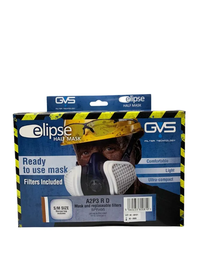 Neill's Materials A2P3 R D Mask S/M semimaschera