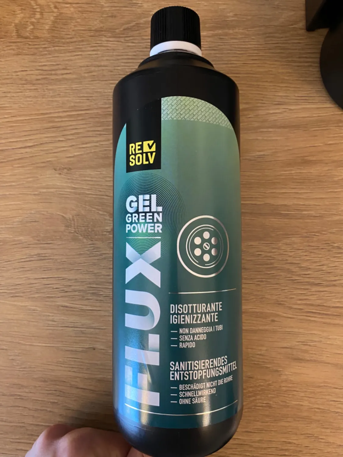 Resolv Flux Green Gel disgorgante tubi 1L anticapelli