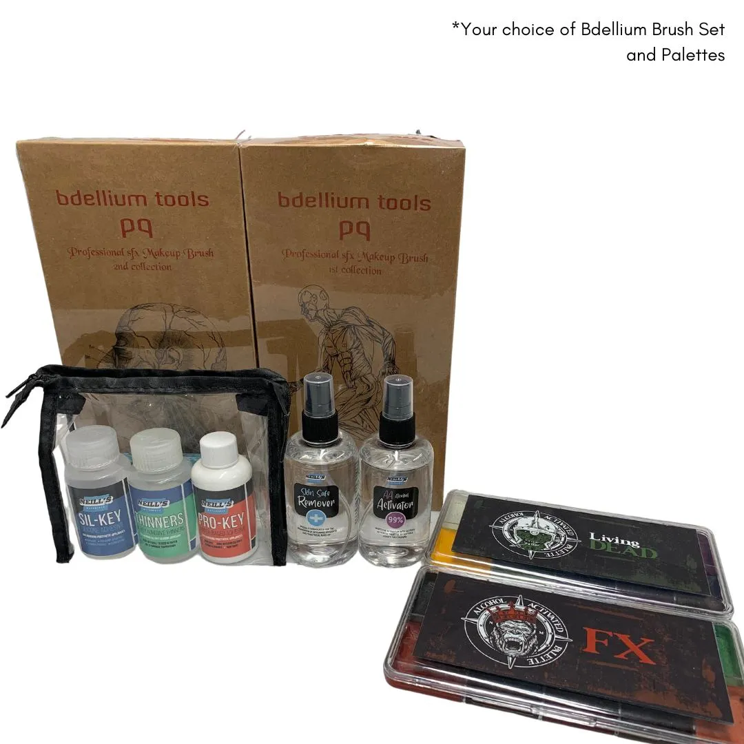 Neill's Materials Prosthetic Application Kit trucco protesi completo