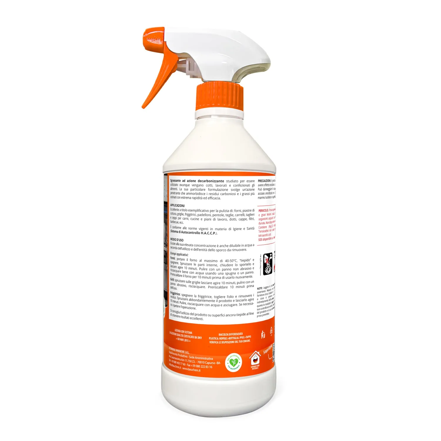 Bauchem Fornogrill sgrassante decarbonizzante 750 ml forno