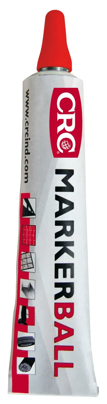 CRC Marker Ball pennarello vernice rosso 12x50ml coprente