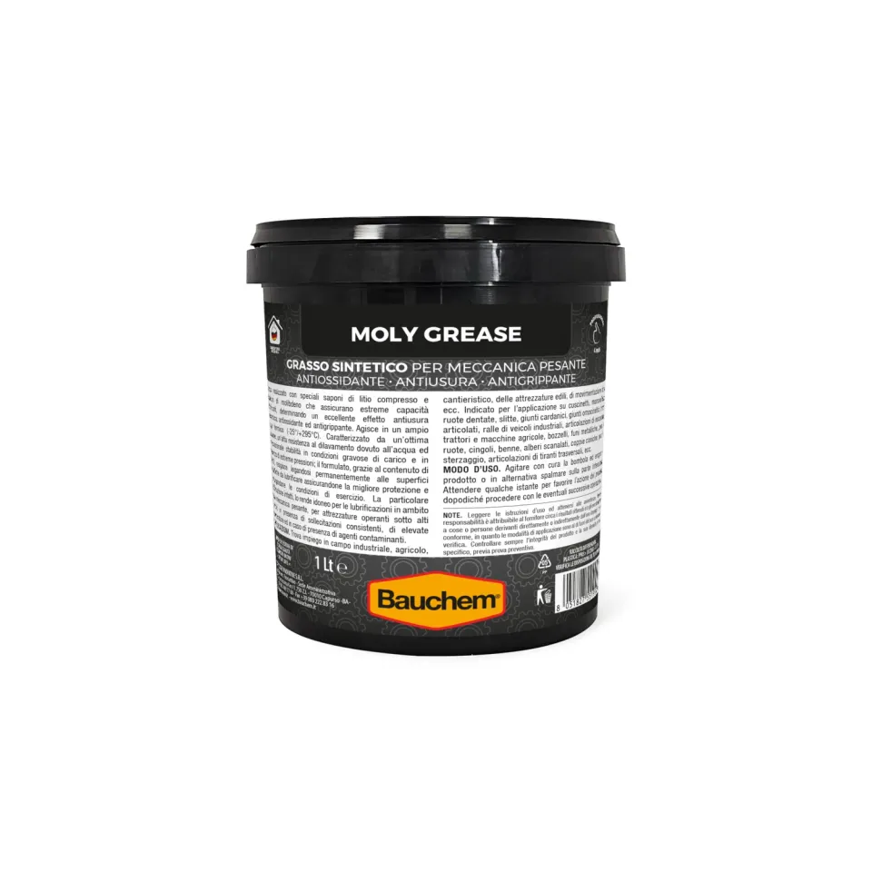 Bauchem Moly Grease Grasso Molibdeno 1 Lt Pesante