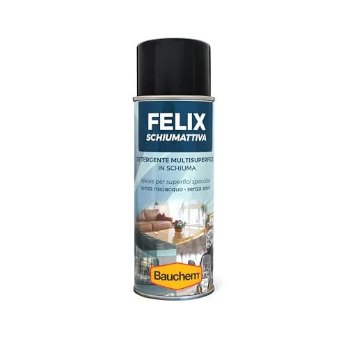 Bauchem Felix Schiumattiva detergente vetri spray 400 ml