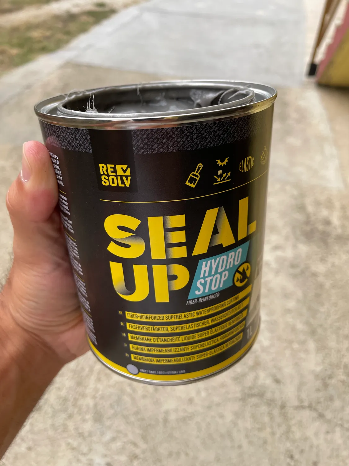 Seal Up Hydrostop Fiber guaina impermeabilizzante 1 L grigia