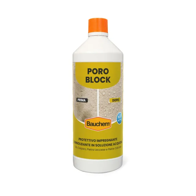 Bauchem Poro Block impregnante pietra 1 L idrofobo antisalnitro