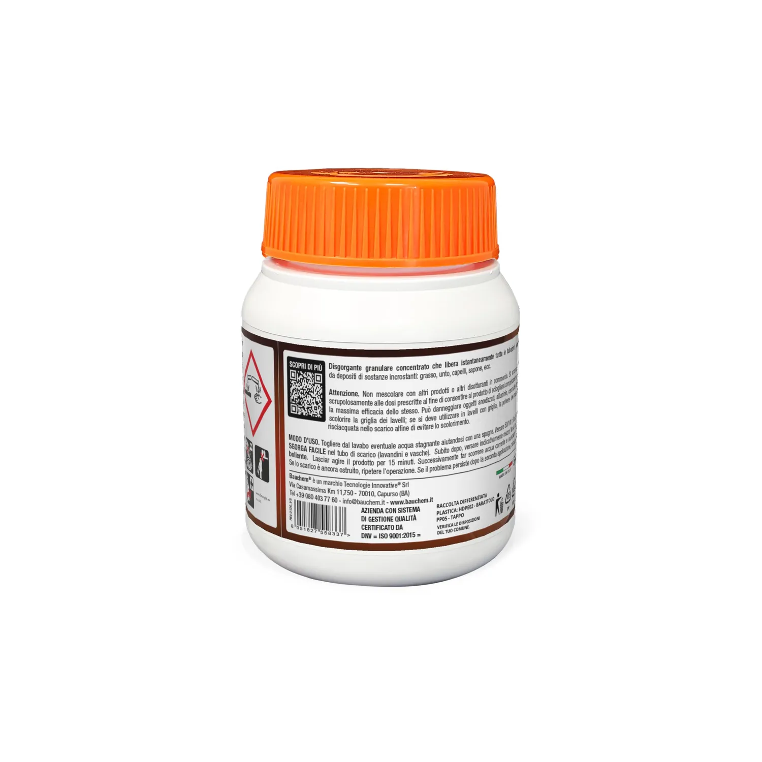 Bauchem Sgorga Facile disotturante granulare 500 gr scarichi