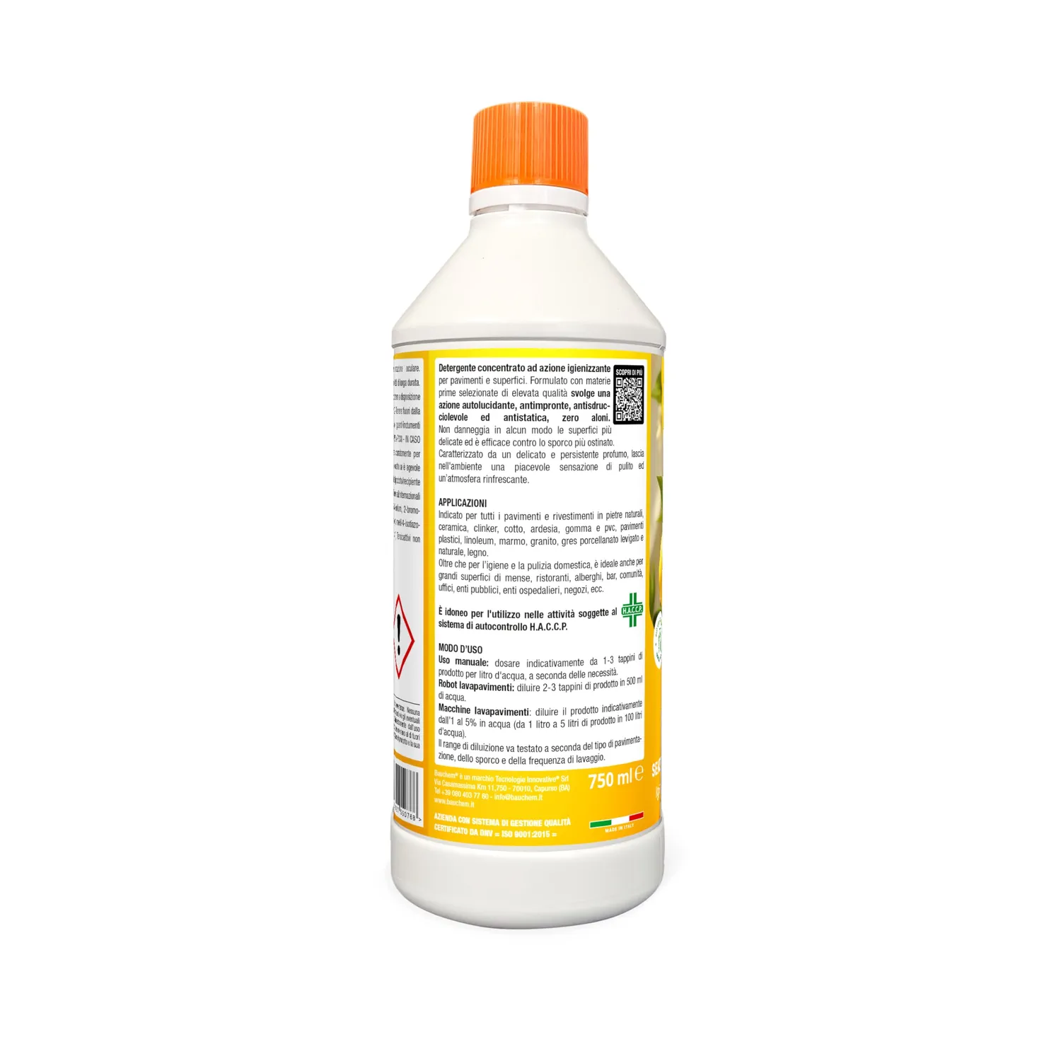 Bauchem Sole & Vita detergente pavimenti 750 ml mela verde
