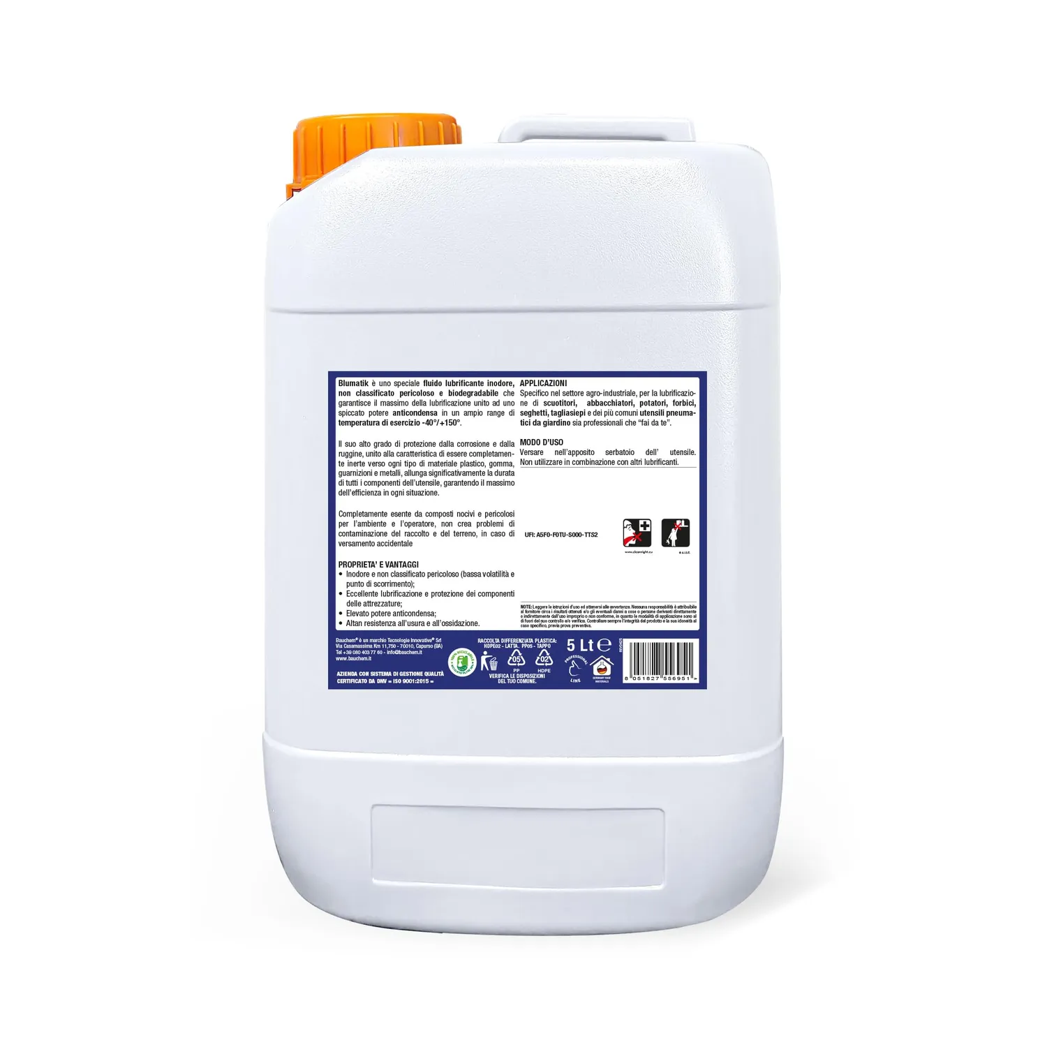 Bauchem Blumatik fluido lubrificante anticondensa 5 Lt -40/+150°