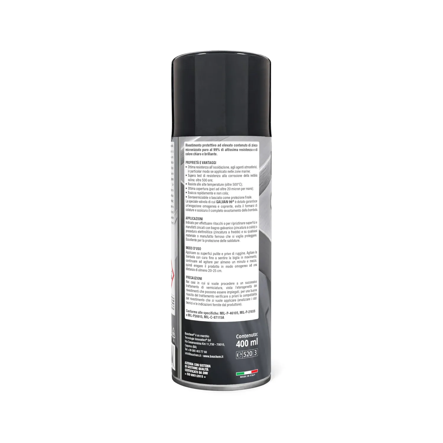 Bauchem Galvan 99 spray zincante 400 ml zinco 99%