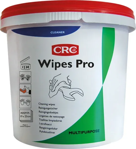 CRC Wipes Pro salviette detergenti 100 pezzi forte assorbenza