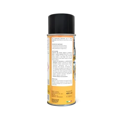 Bauchem Lubro Food olio alimentare spray 400 ml haccp
