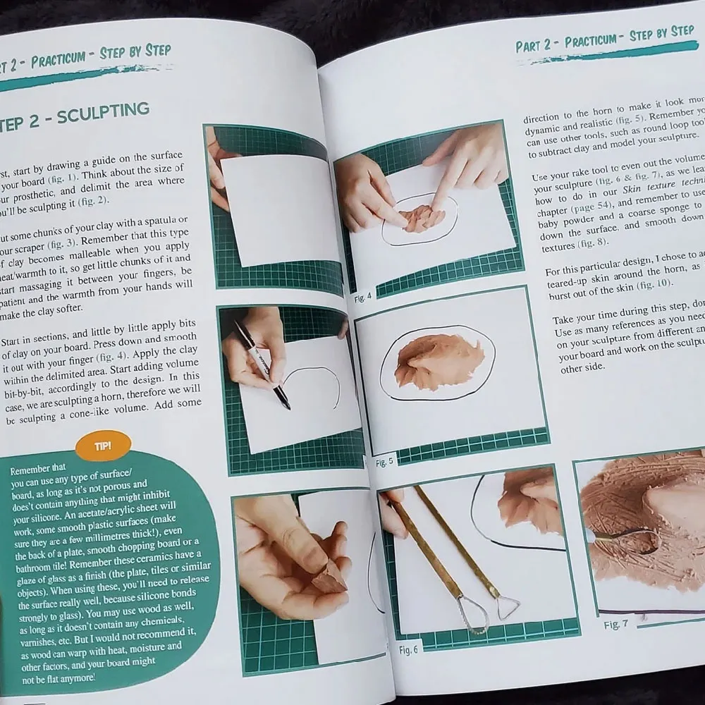 Neill's Materials Special Makeup Effects libro protesi Begona