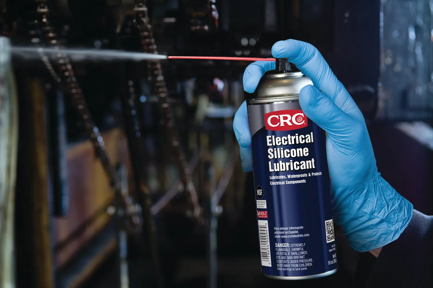 CRC Electrical Silicone lubrificante spray 10 oz isolante