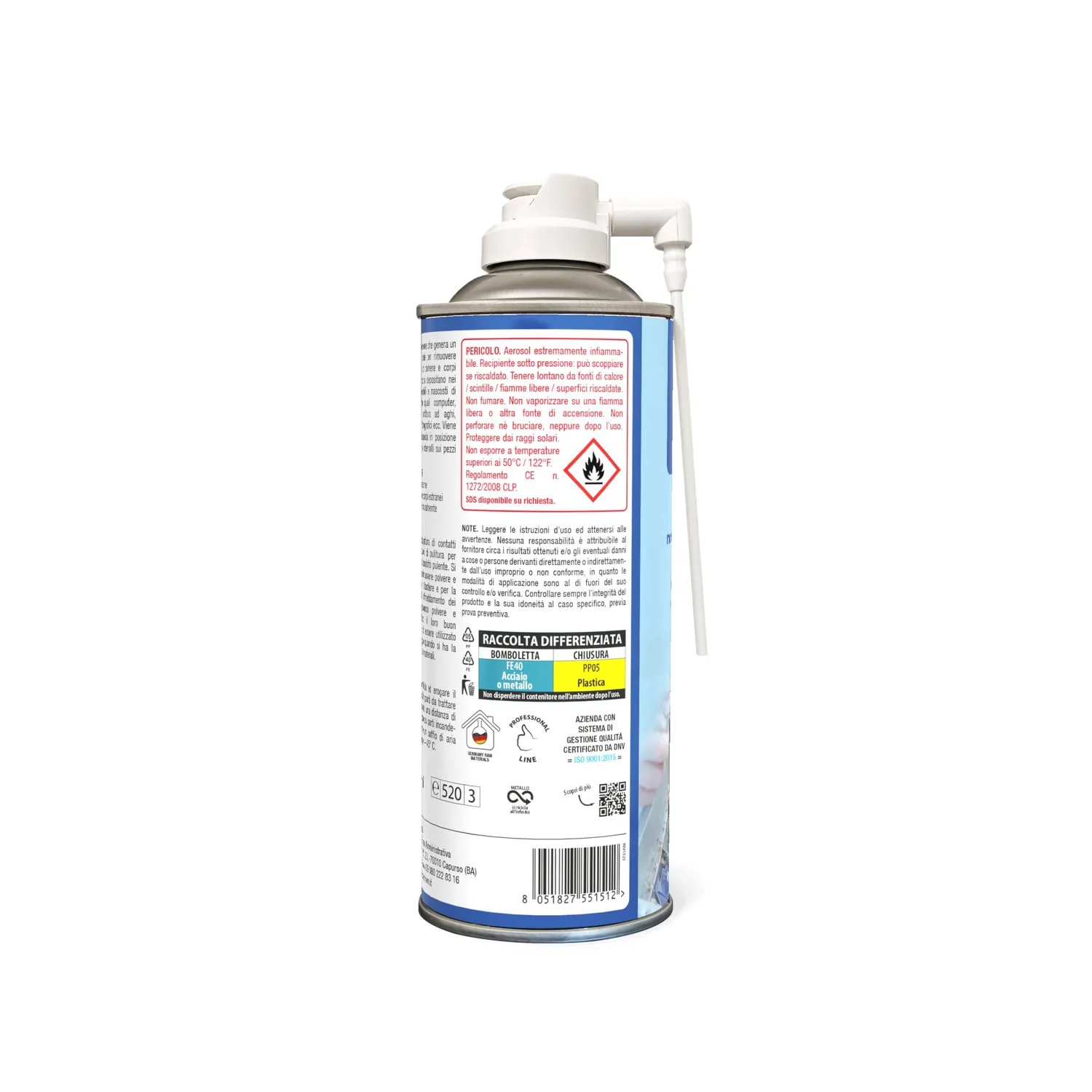 Bauchem Air Ice aria compressa spray 400 ml alta pressione