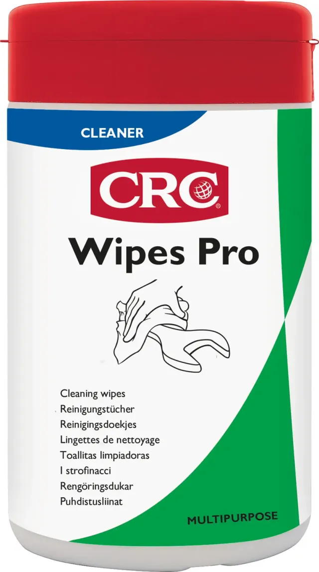 CRC Wipes Pro Salviette Detergenti 50 Pezzi Mani Officina
