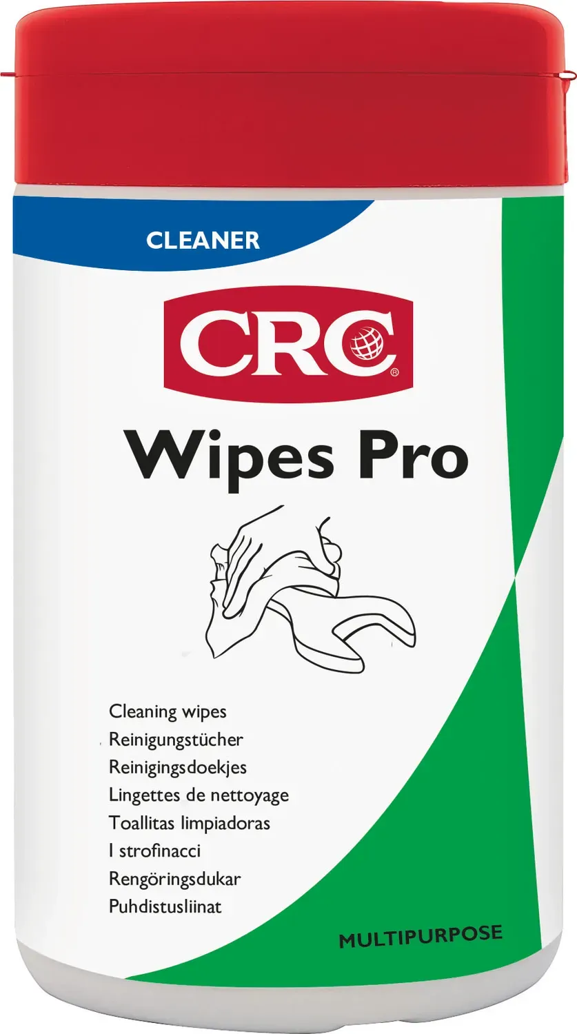 CRC Wipes Pro Salviette Detergenti 50 Pezzi Mani Officina