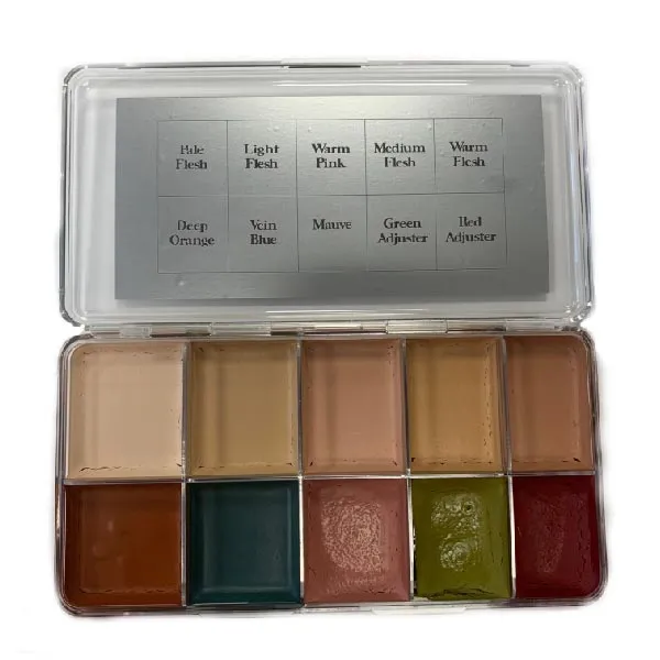 Neill's Materials Lighter Flesh Tones Palette Trucco Waterproof