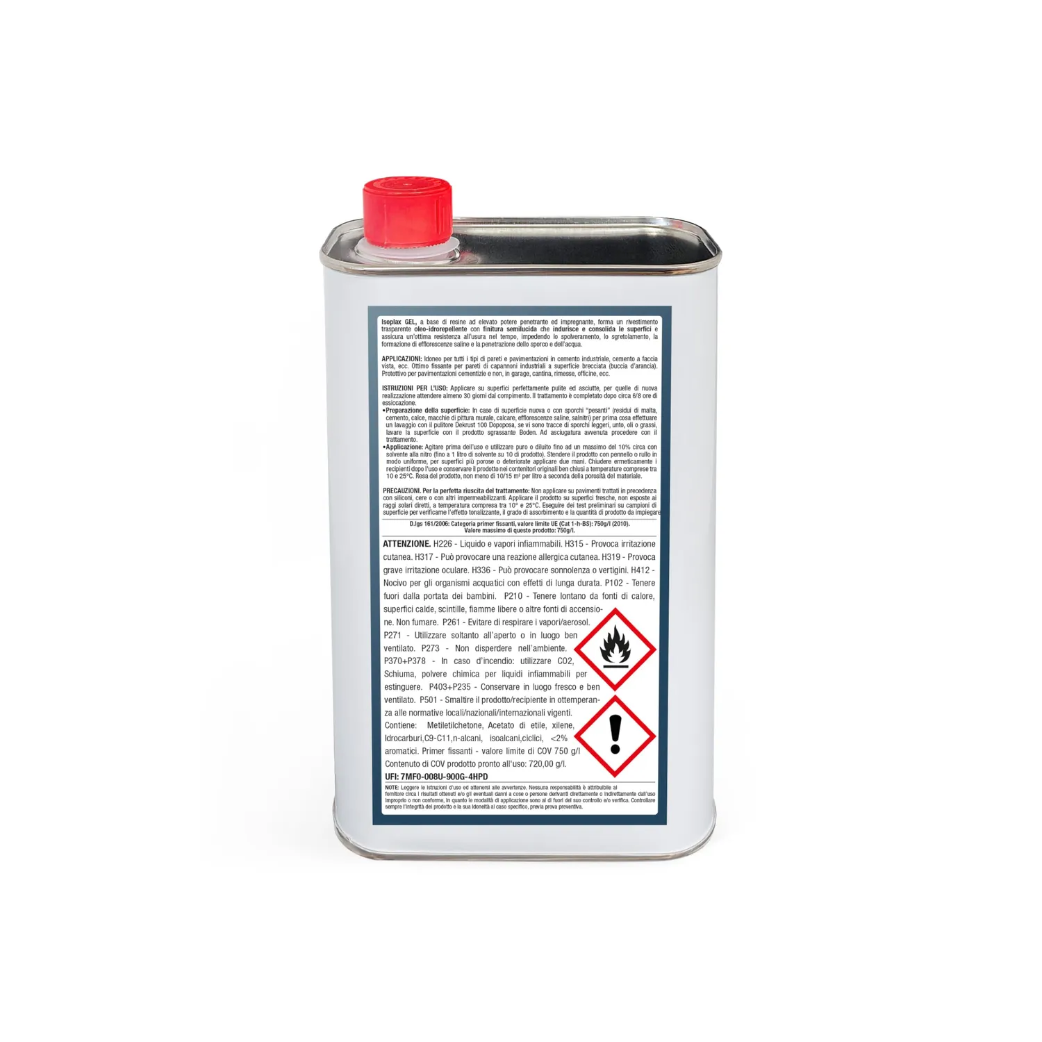 Bauchem Isoplax Gel consolidante cemento 1 L idrorepellente