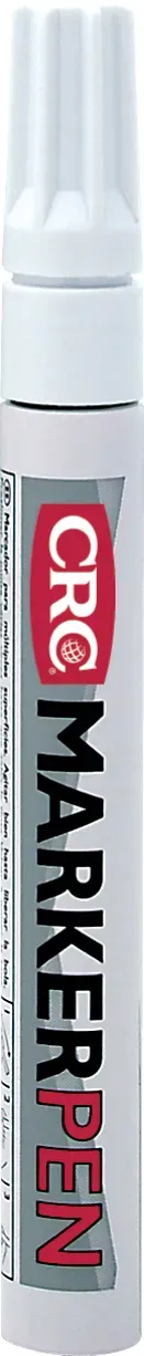 CRC Marker Pen pennarello vernice bianco 12 pezzi coprente