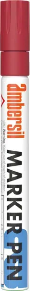 CRC AMB Marker Pen pennarello rosso indelebile 12 pezzi
