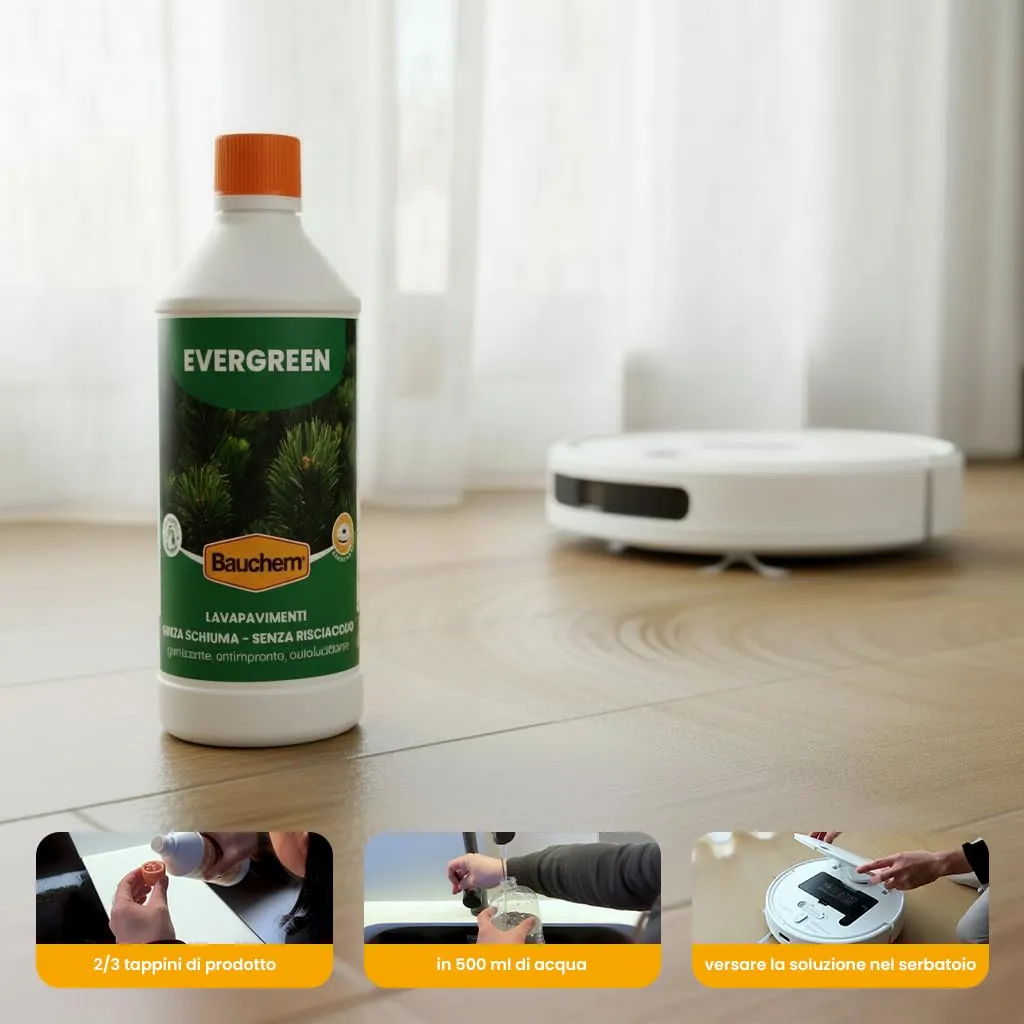 Bauchem Evergreen detergente pavimenti 750 ml igienizzante