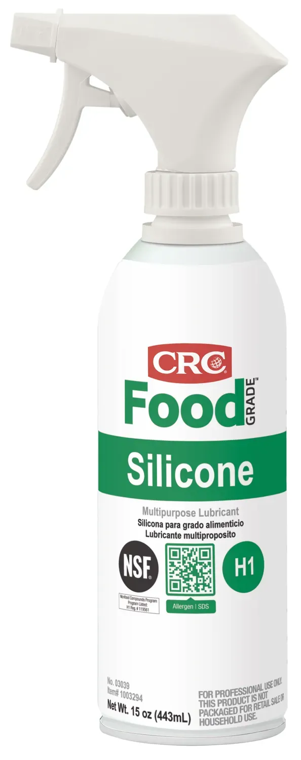 CRC Food Grade Silicone spray 15 oz alimentare