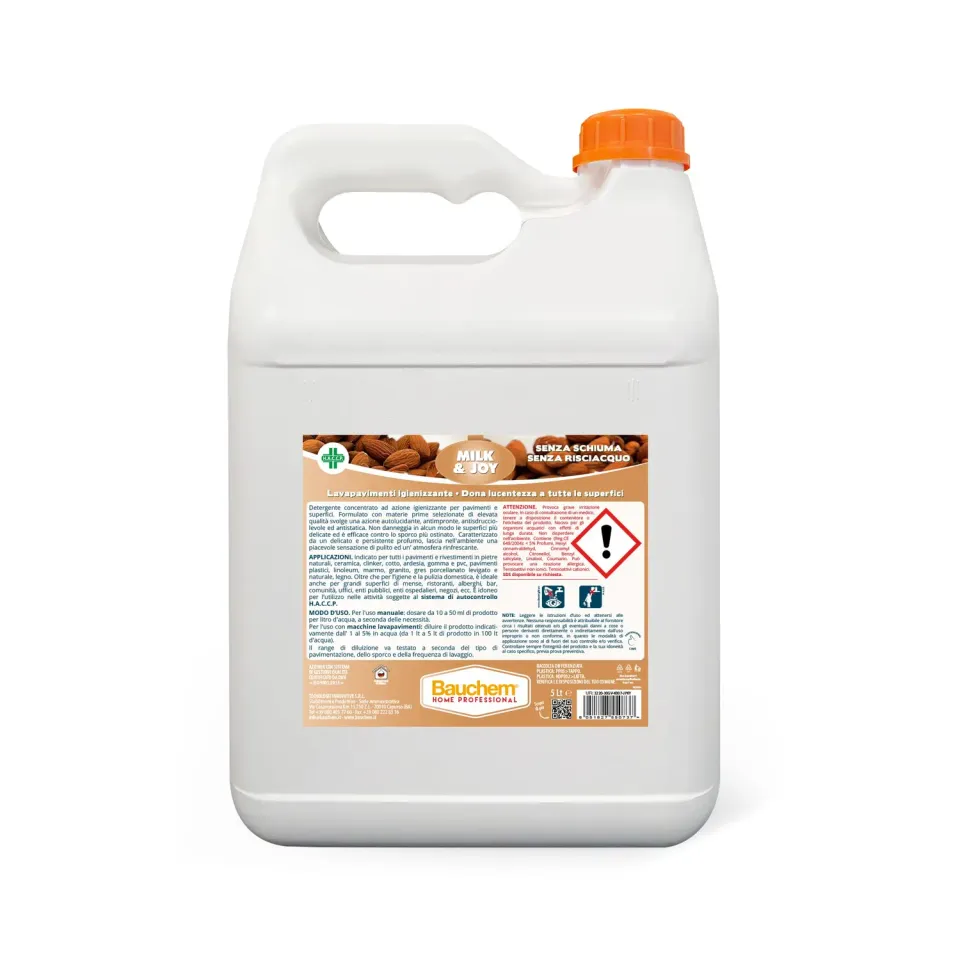 Bauchem Milk & Joy detergente pavimenti 5 L mandorla