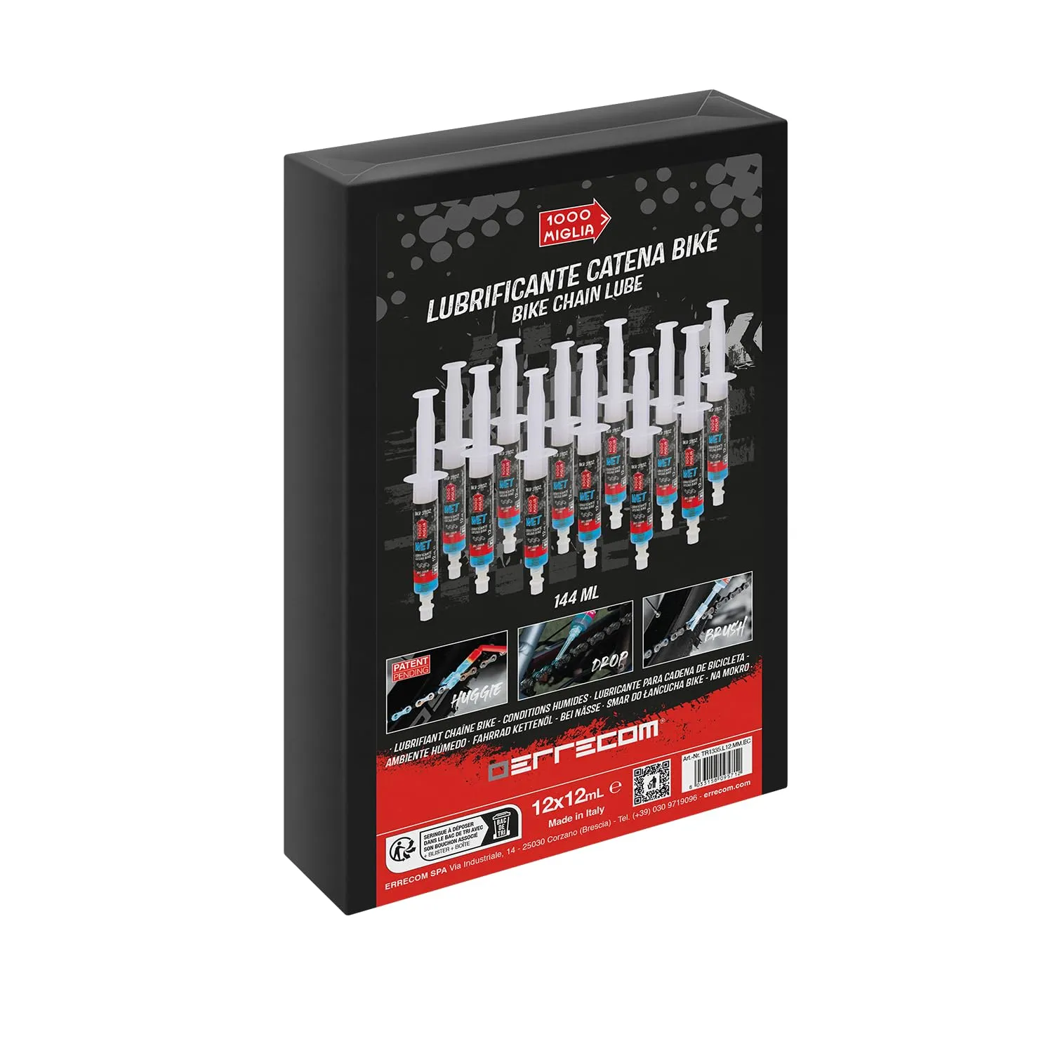 Errecom 1000 Miglia BKR 3102 lubrificante 12x12 ml wet