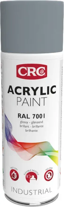 CRC Acrylic Paint 7001 vernice spray grigio argento 6x400ml
