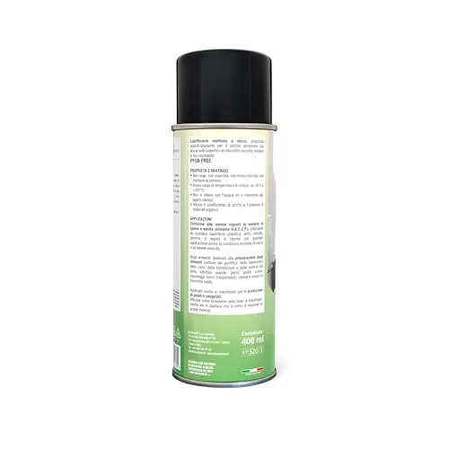Bauchem Lubro Dry Food lubrificante secco spray 400 ml alimentare
