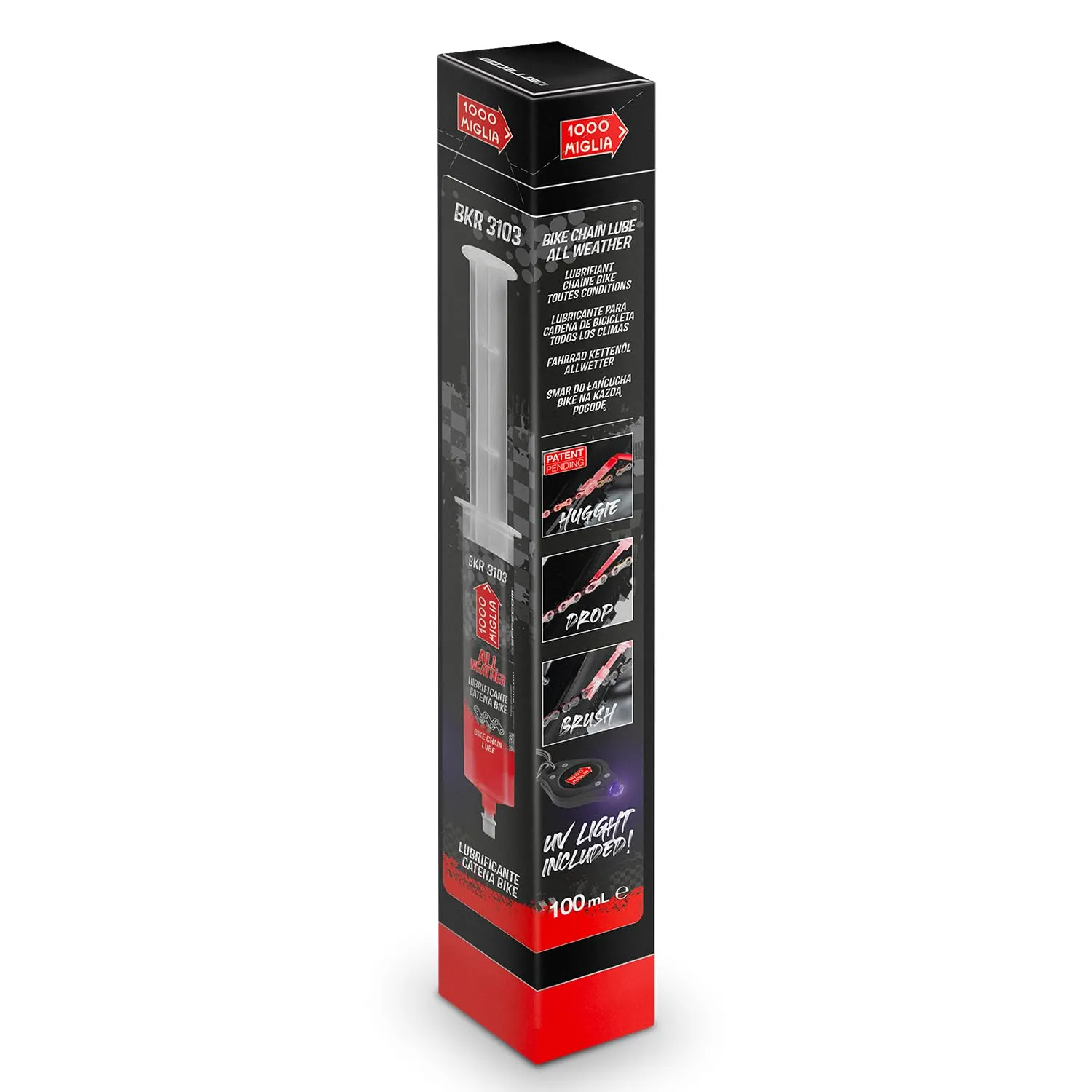 Errecom 1000 Miglia BKR 3102 olio catena bici 100 ml all weather