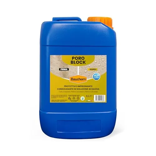 Bauchem Poro Block impregnante pietra 5 L idrofobo antisalnitro