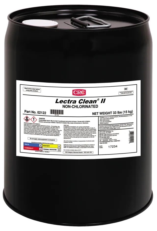 CRC Lectra Clean II sgrassatore non clorurato tanica 5 gal