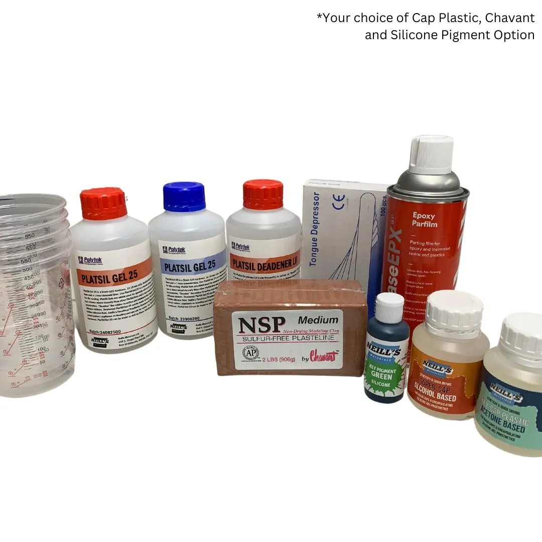 Neill's Materials Flat Mould Kit kit stampo piatto protesi