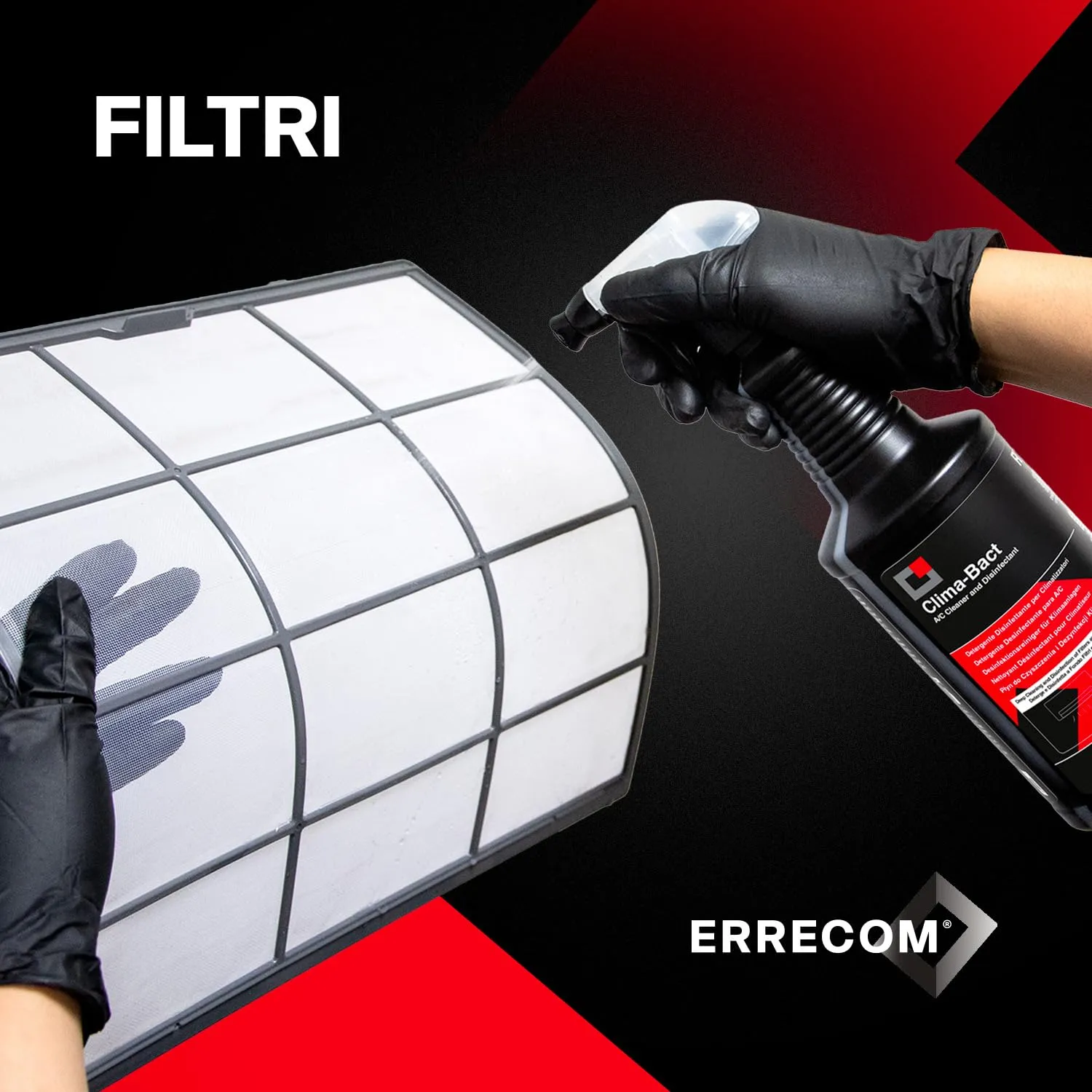 Errecom Clima-Bact detergente disinfettante climatizzatori 1L menta