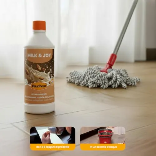 Bauchem Milk & Joy detergente pavimenti 750 ml mela verde