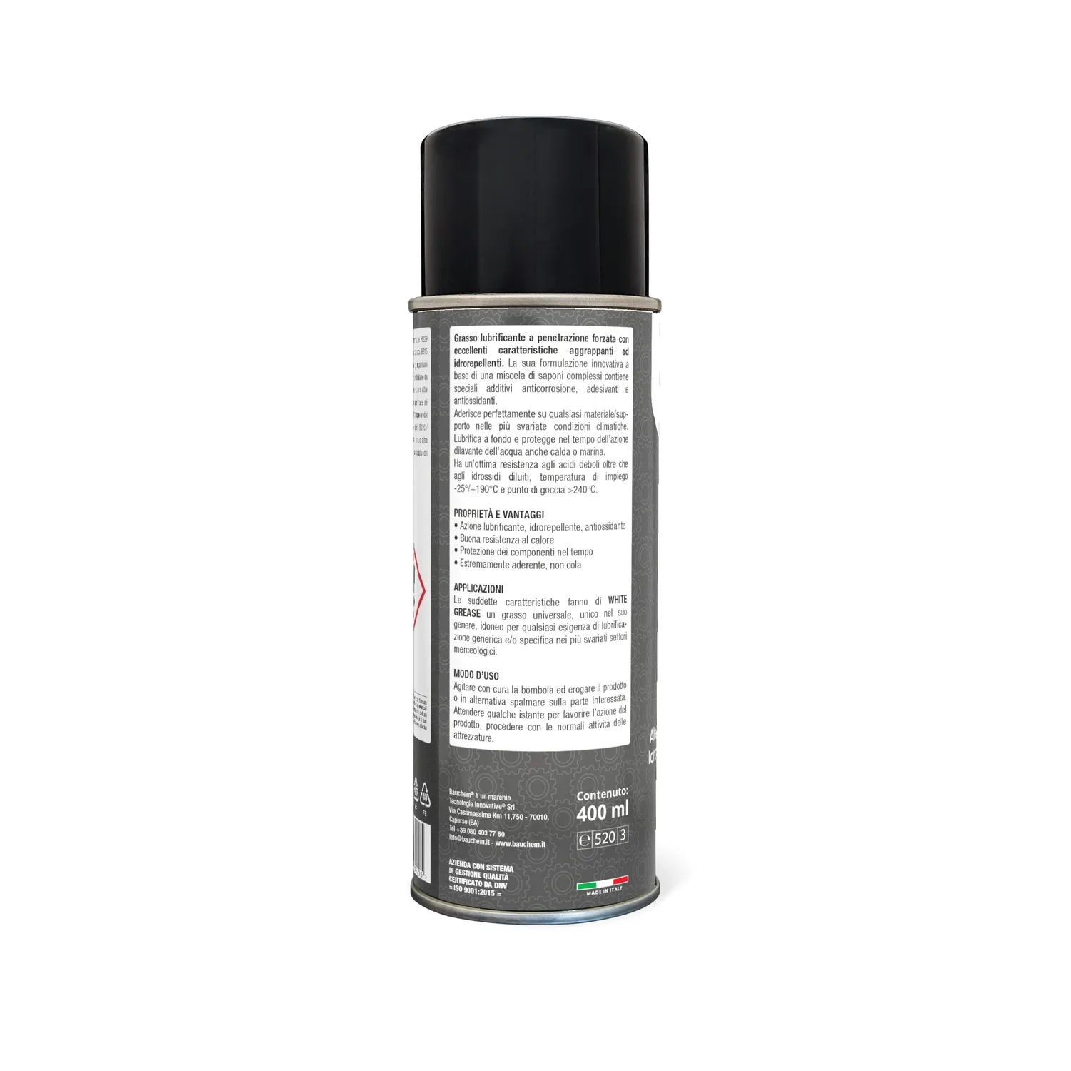 Bauchem White Grease Grasso Bianco Spray 400 ml