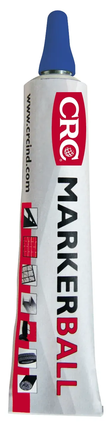CRC Marker Ball pennarello blu 12x50 ml punta acciaio