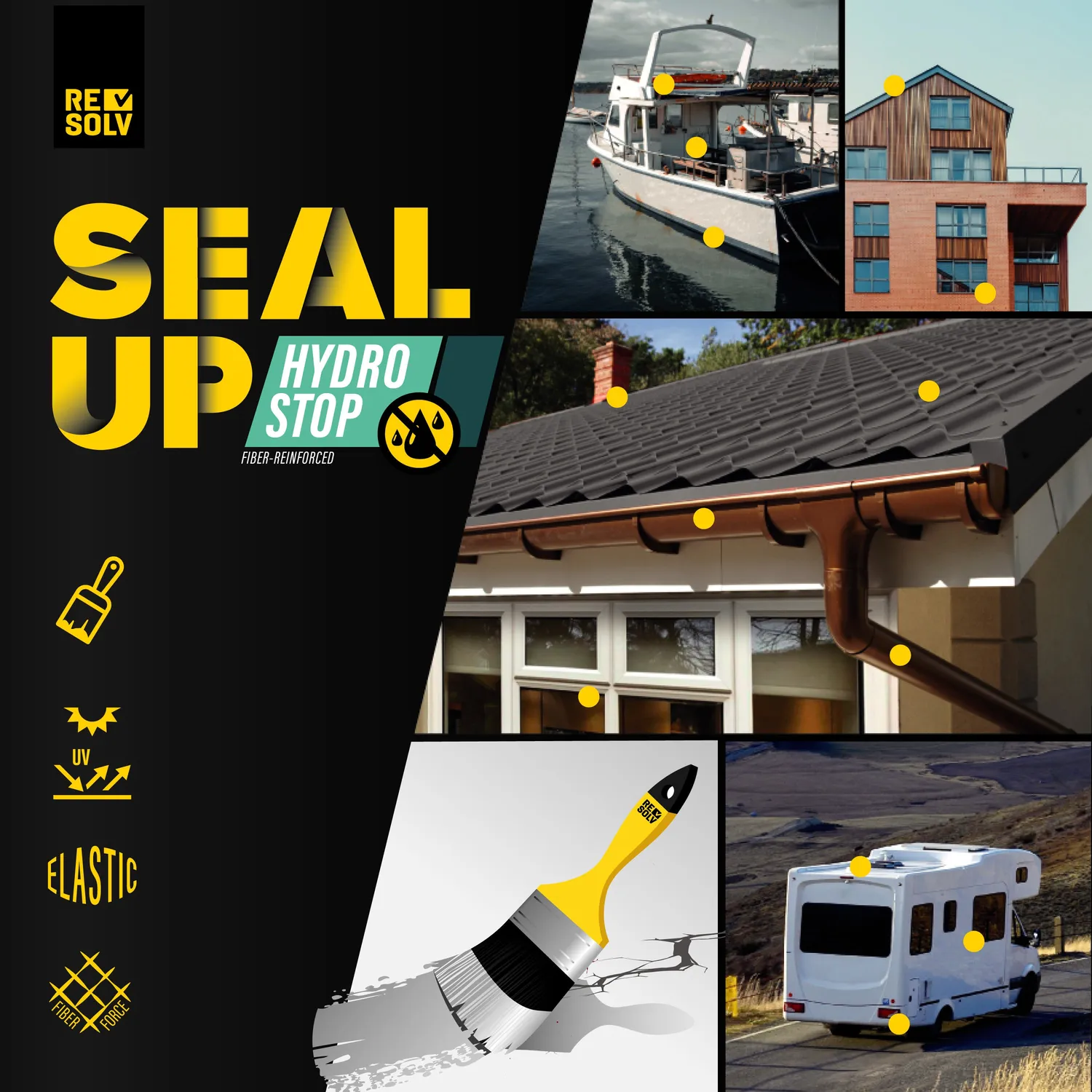 Seal Up Hydrostop Fiber guaina impermeabilizzante 1 L grigia