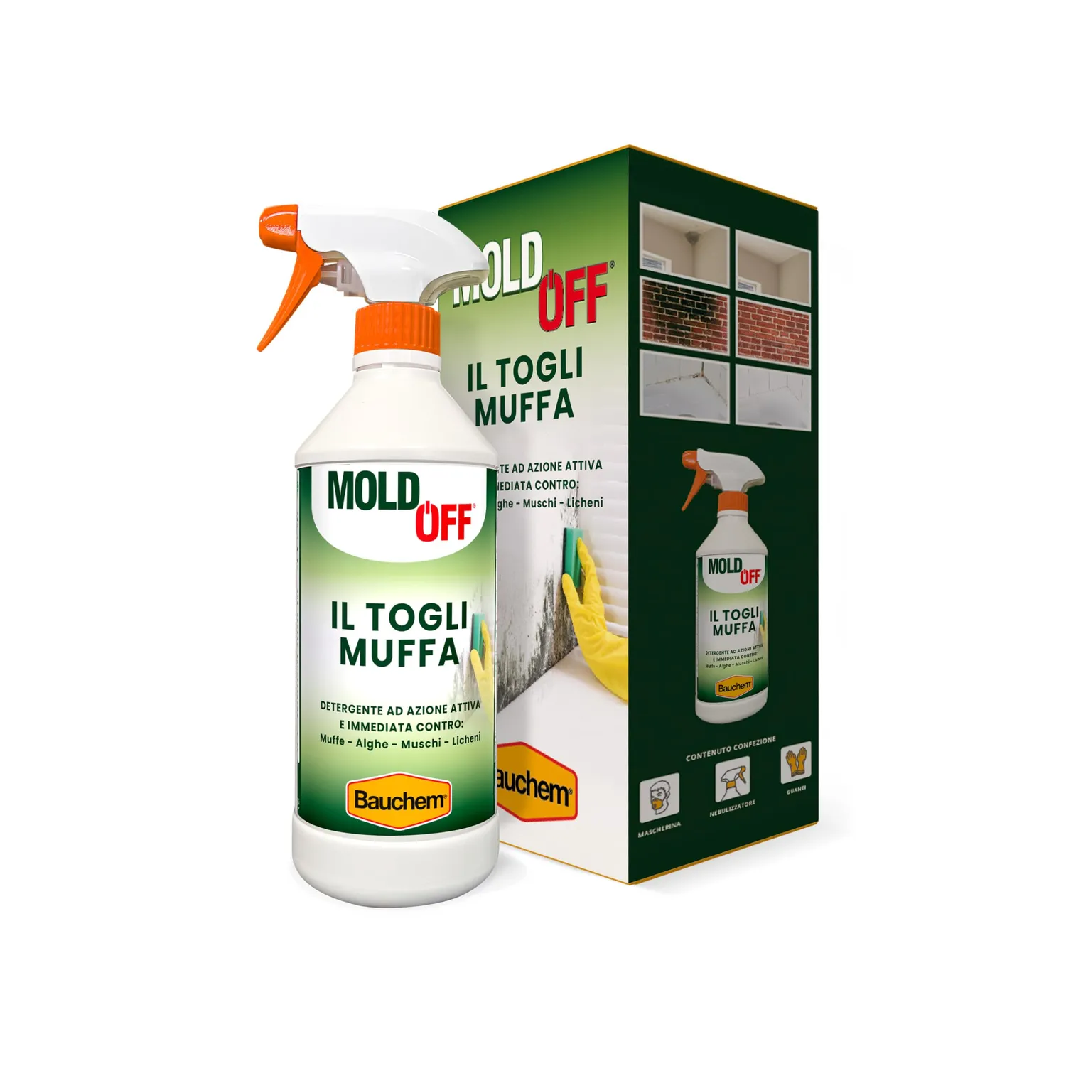 Bauchem Moldoff togli muffa spray 750 ml igienizzante