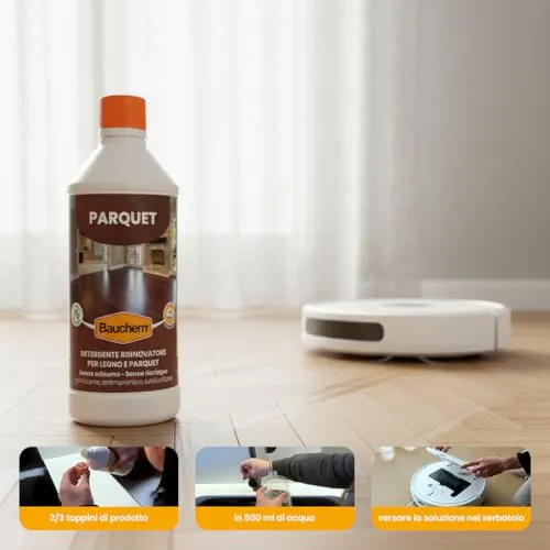 Bauchem detergente parquet 750 ml robot auto lucidante