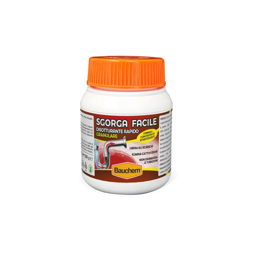 Bauchem Sgorga Facile disotturante granulare 500 gr scarichi