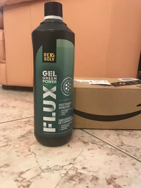 Resolv Flux Green Gel disgorgante tubi 1L anticapelli
