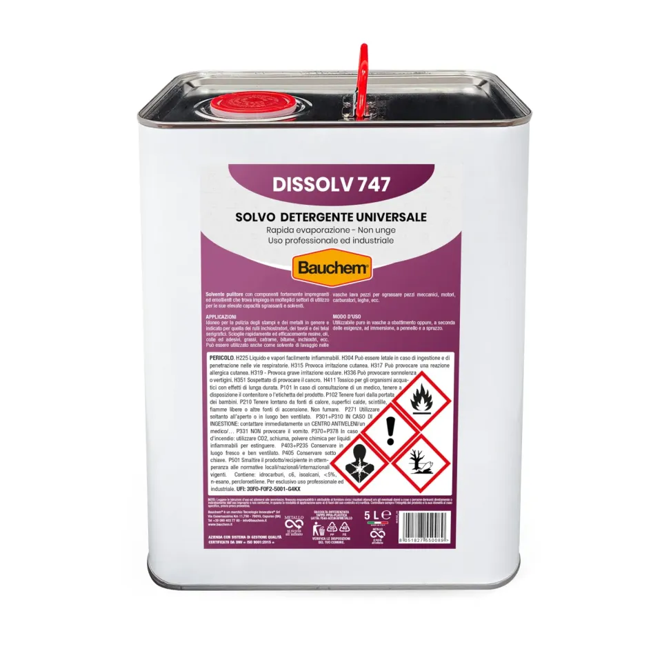 Bauchem Dissolv 747 Detergente Universale 5 Lt Rapido