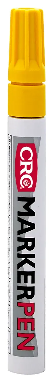 CRC Marker Pen pennarello marcatore giallo 12pz coprente
