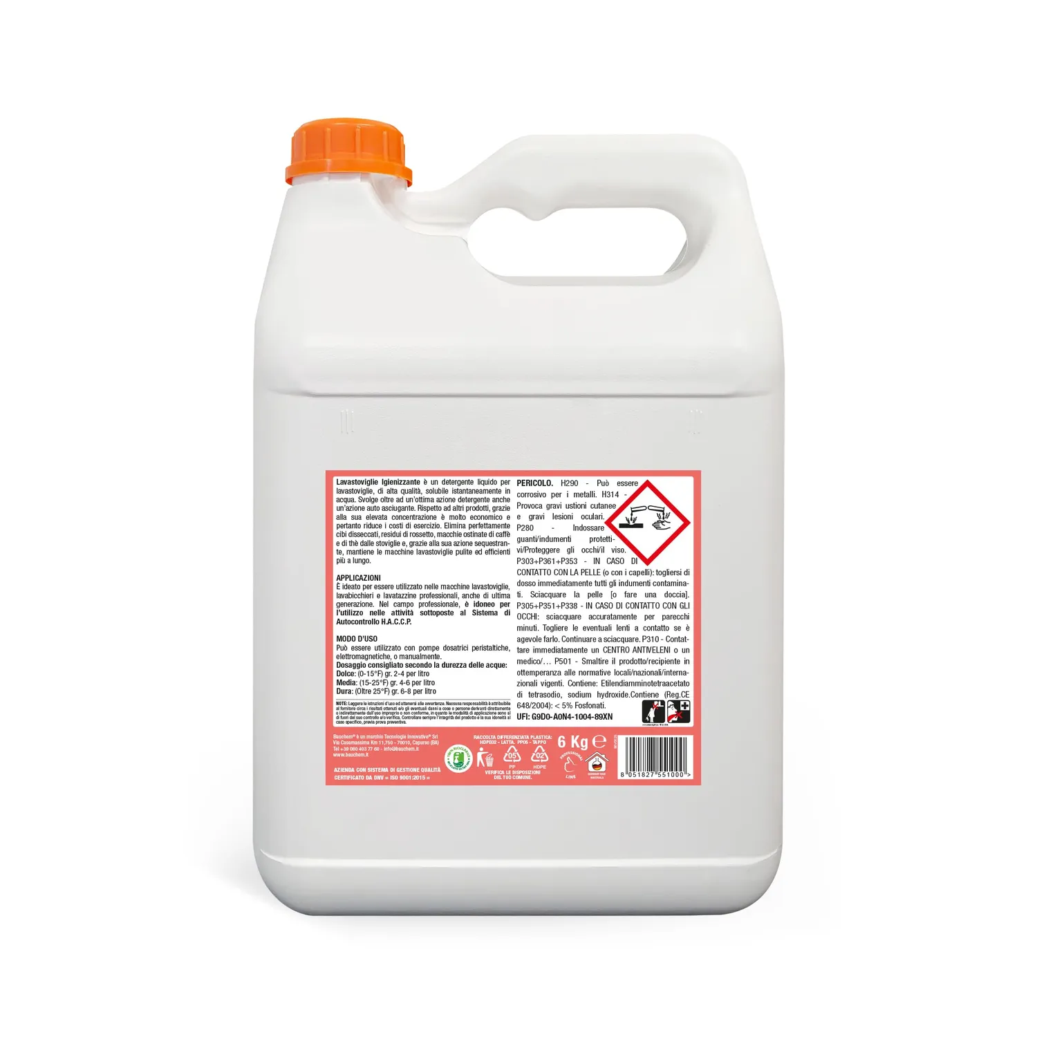 Bauchem detergente lavastoviglie professionale 6 kg